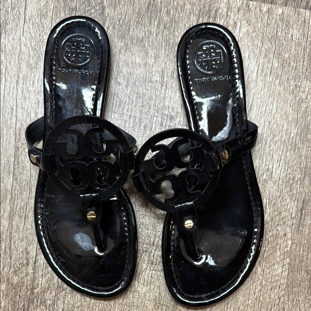 Tory Burch Black Miller Sandals